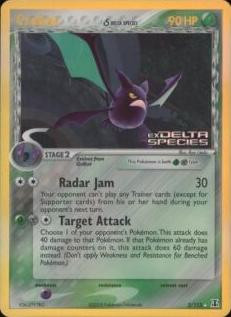 Crobat #2 — EX Delta Species (Reverse Holo)