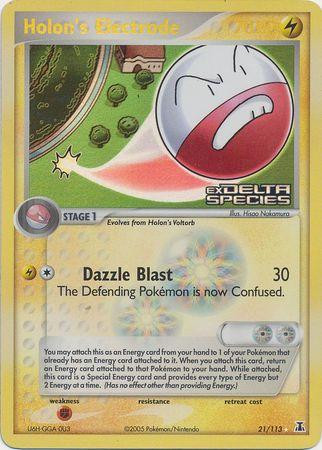 Holon's Electrode #21 — EX Delta Species (Reverse Holo)