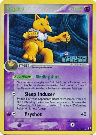 Hypno #23 — EX Delta Species (Reverse Holo)