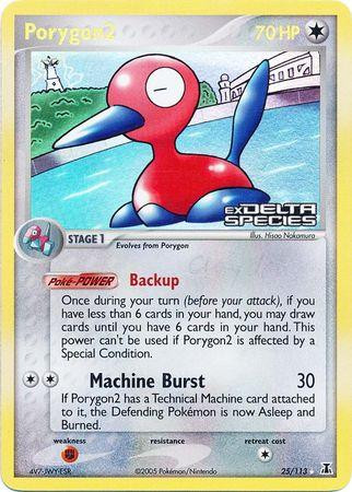 Porygon2 #25 — EX Delta Species (Reverse Holo)