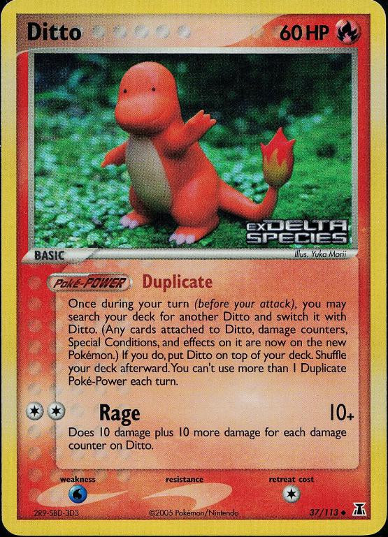 Ditto #37 — EX Delta Species (Reverse Holo)