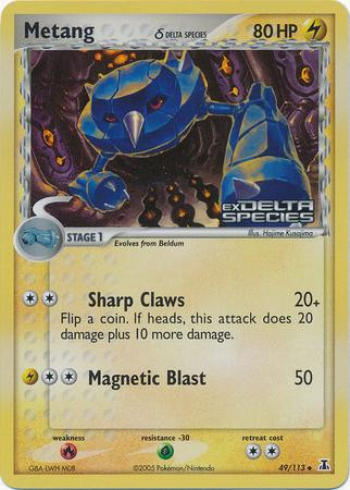 Metang #49 — EX Delta Species (Reverse Holo)