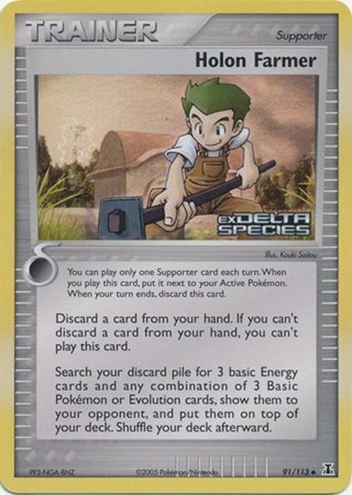 Holon Farmer #91 — EX Delta Species (Reverse Holo)