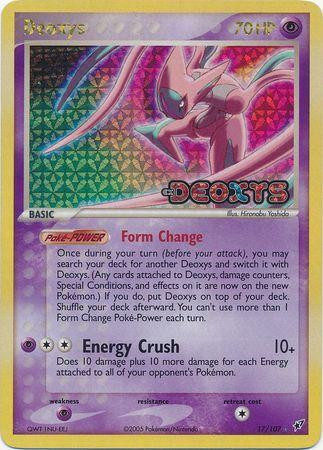 Deoxys #17 — EX Deoxys (Reverse Holo)