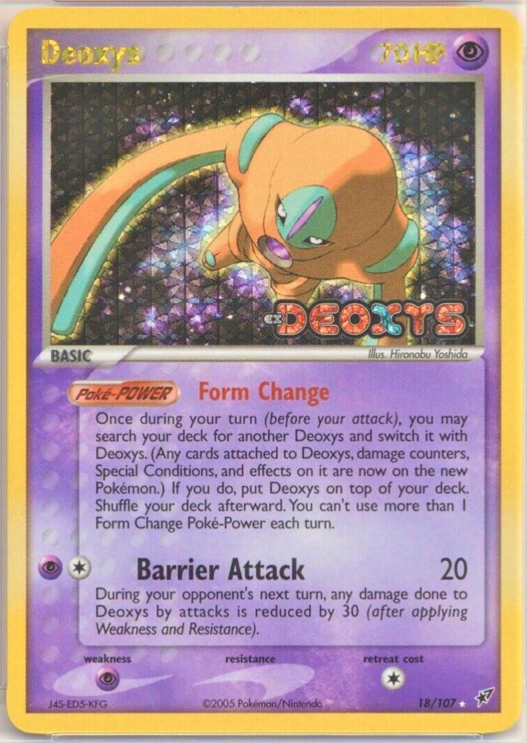 Deoxys #18 — EX Deoxys (Reverse Holo)