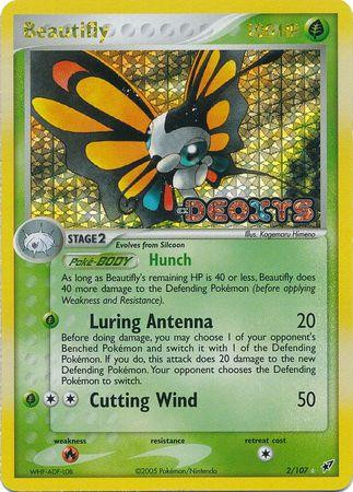 Beautifly #2 — EX Deoxys (Reverse Holo)