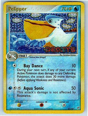 Pelipper #21 — EX Deoxys (Reverse Holo)