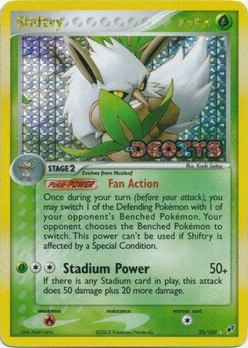 Shiftry #25 — EX Deoxys (Reverse Holo)