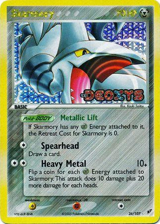 Skarmory #26 — EX Deoxys (Reverse Holo)