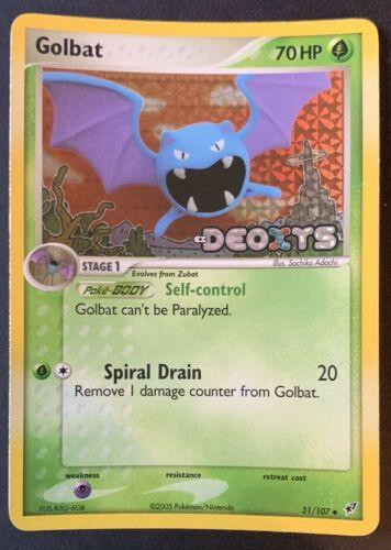 Golbat #31 — EX Deoxys (Reverse Holo)
