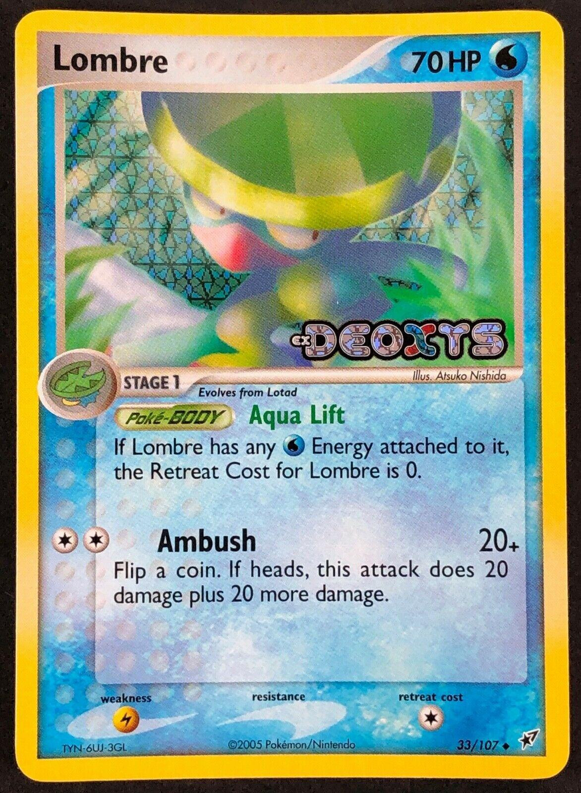 Lombre #33 — EX Deoxys (Reverse Holo)