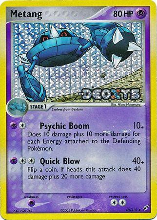 Metang #40 — EX Deoxys (Reverse Holo)