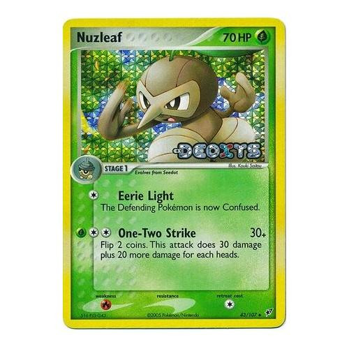 Nuzleaf #43 — EX Deoxys (Reverse Holo)
