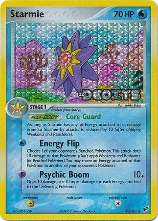 Starmie #48 — EX Deoxys (Reverse Holo)