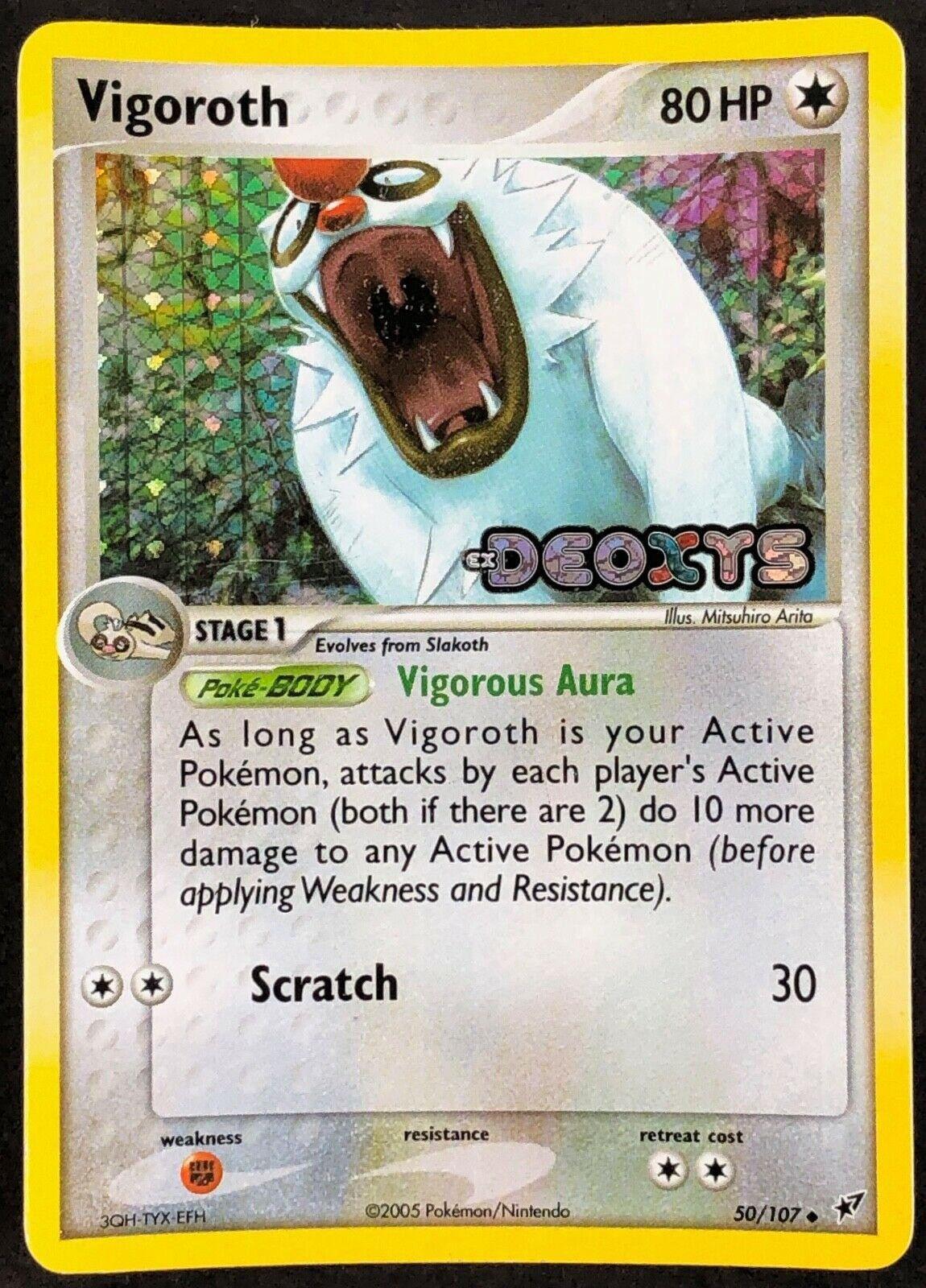 Vigoroth #50 — EX Deoxys (Reverse Holo)