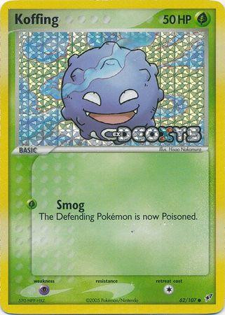 Koffing #62 — EX Deoxys (Reverse Holo)