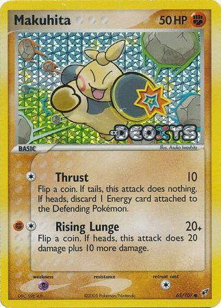Makuhita #65 — EX Deoxys (Reverse Holo)
