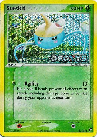 Surskit #78 — EX Deoxys (Reverse Holo)