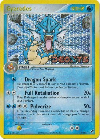 Gyarados #8 — EX Deoxys (Reverse Holo)