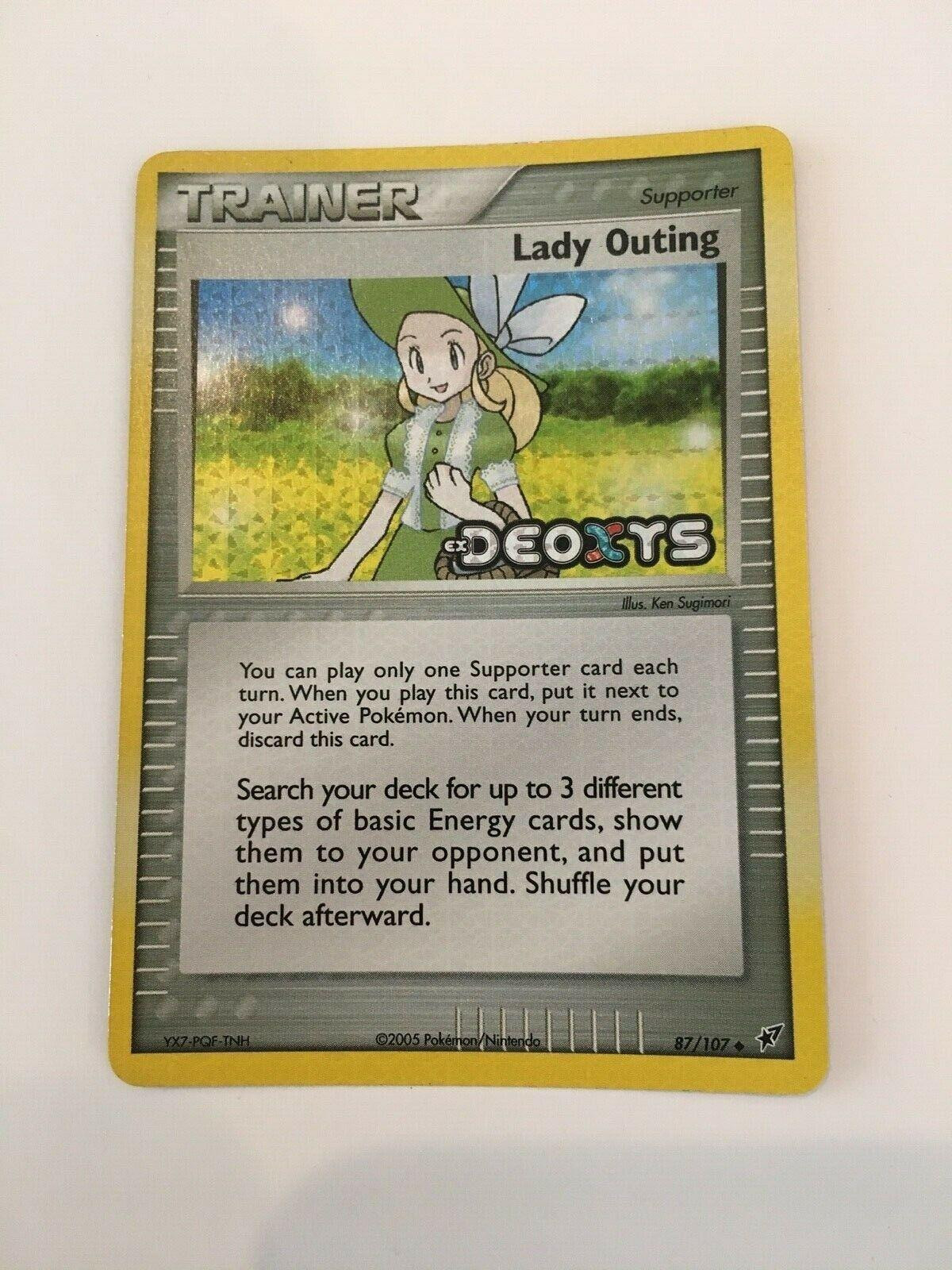 Lady Outing #87 — EX Deoxys (Reverse Holo)