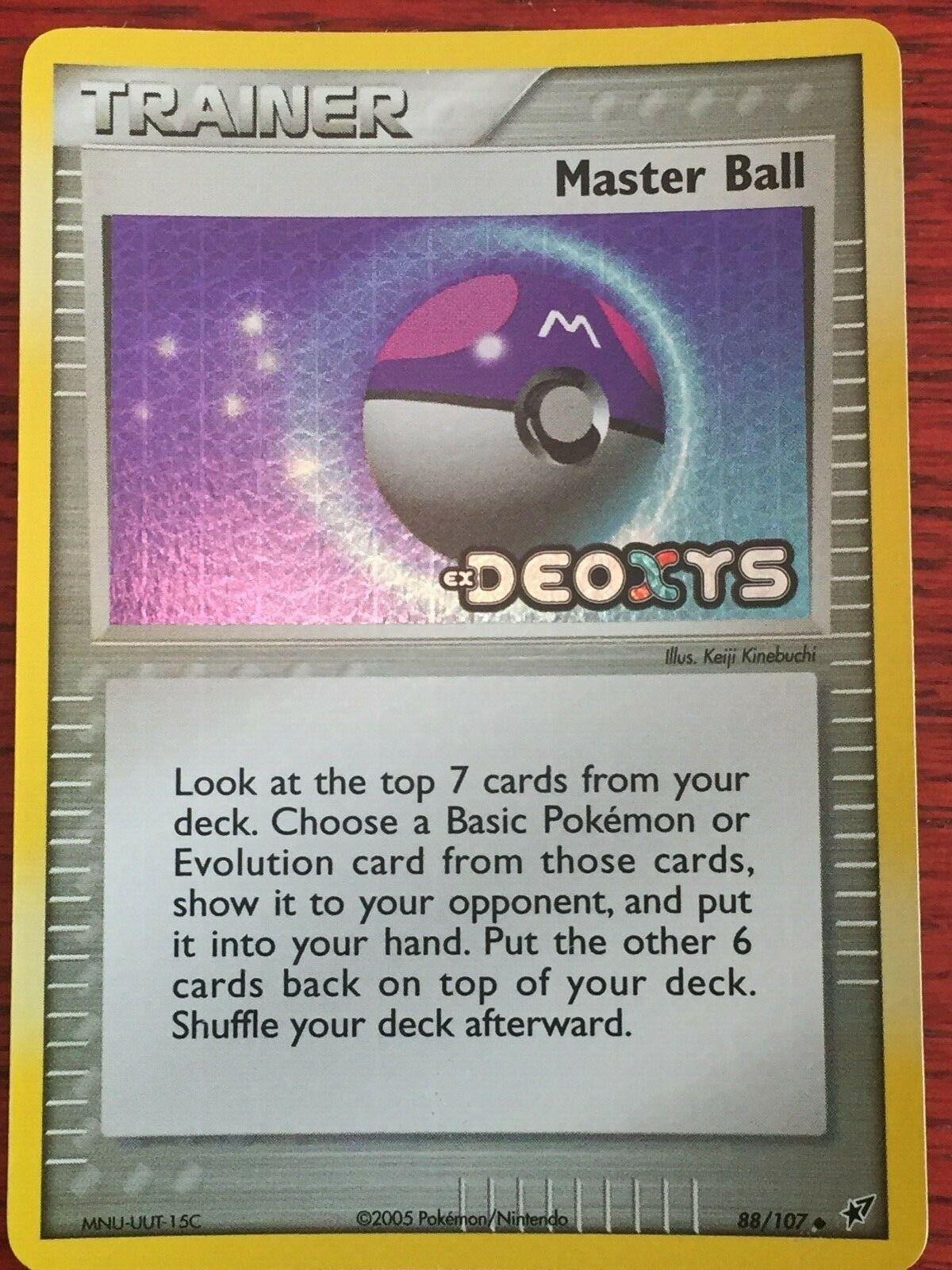 Master Ball #88 — EX Deoxys (Reverse Holo)