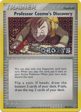 Professor Cozmo's Discovery #90 — EX Deoxys (Reverse Holo)