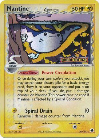 Mantine #20 — EX Dragon Frontiers (Reverse Holo)