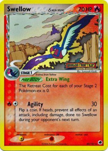 Swellow #40 — EX Dragon Frontiers (Reverse Holo)