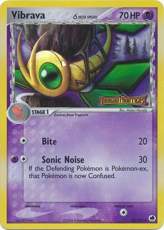 Vibrava #42 — EX Dragon Frontiers (Reverse Holo)