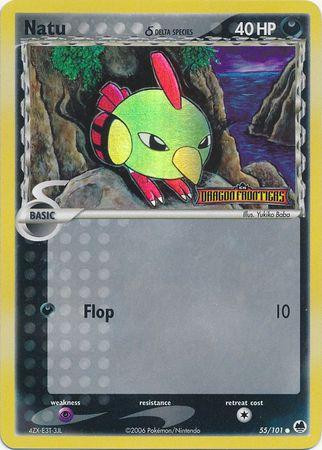 Natu #55 — EX Dragon Frontiers (Reverse Holo)