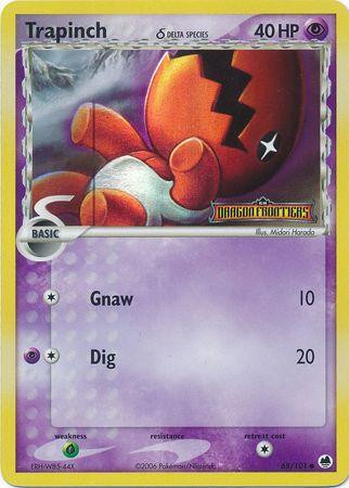 Trapinch #68 — EX Dragon Frontiers (Reverse Holo)