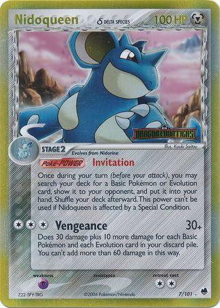 Nidoqueen #7 — EX Dragon Frontiers (Reverse Holo)