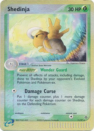 Shedinja #11 — EX Dragon (Reverse Holo)
