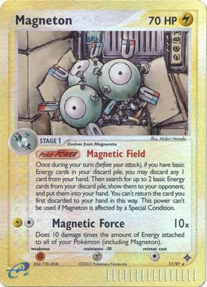 Magneton #17 — EX Dragon (Reverse Holo)