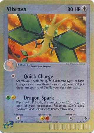Vibrava #22 — EX Dragon (Reverse Holo)