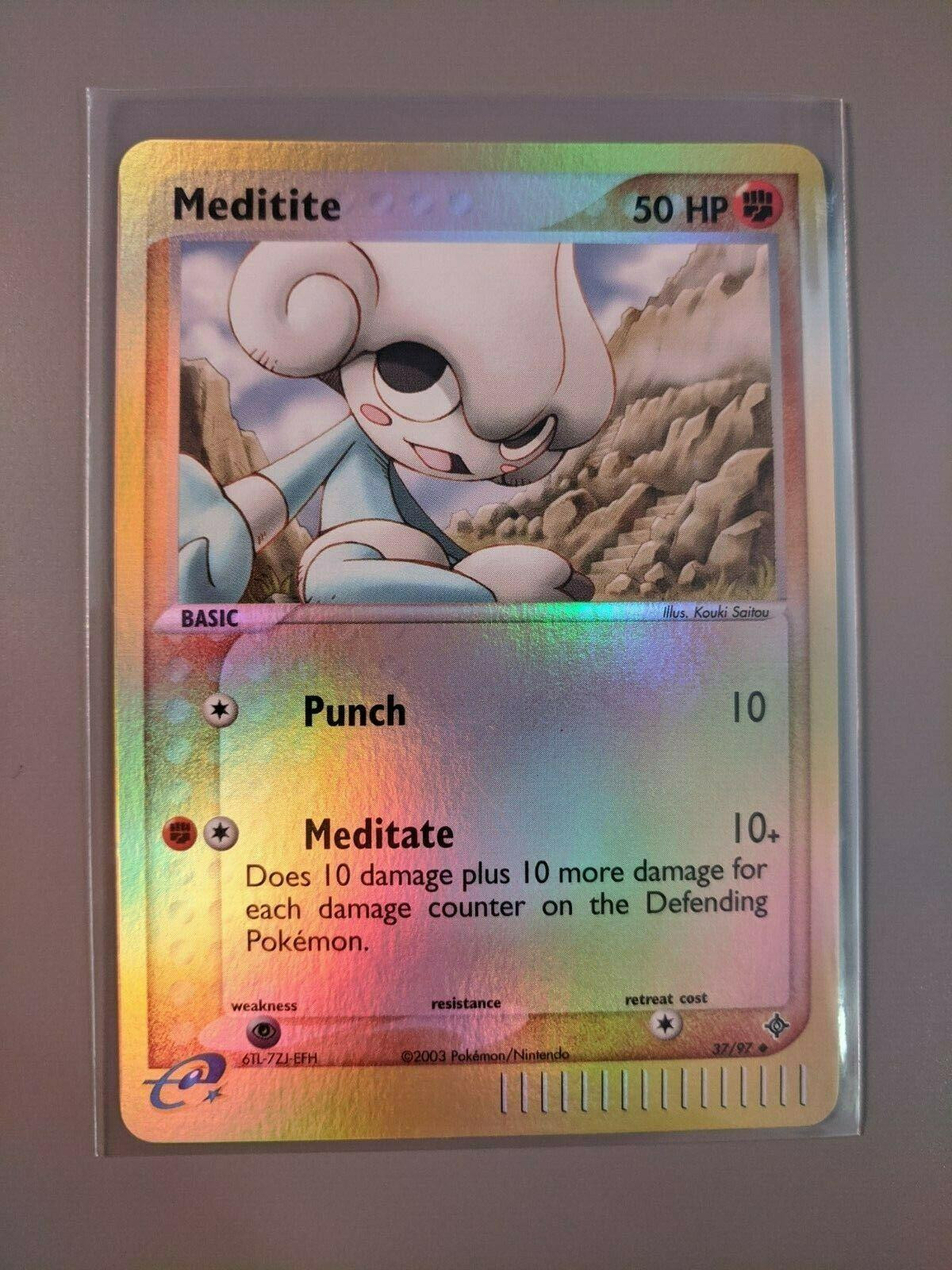 Meditite #37 — EX Dragon (Reverse Holo)