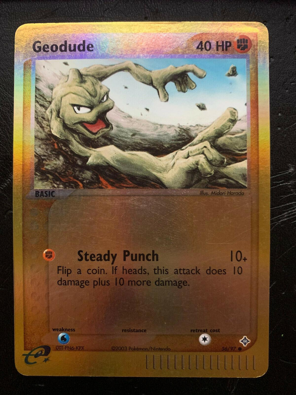 Geodude #56 — EX Dragon (Reverse Holo)