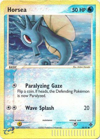 Horsea #58 — EX Dragon (Reverse Holo)