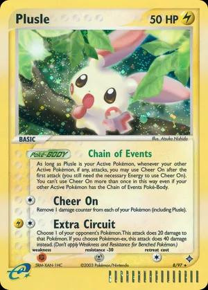 Plusle #8 — EX Dragon (Reverse Holo)