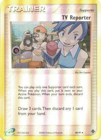 TV Reporter #88 — EX Dragon (Reverse Holo)