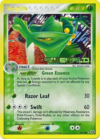 Sceptile #10 — EX Emerald (Reverse Holo)