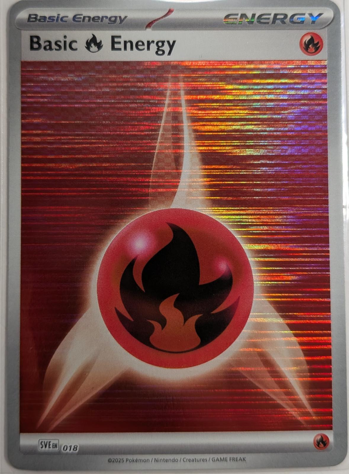 Fire Energy #102 — EX Emerald (Reverse Holo)