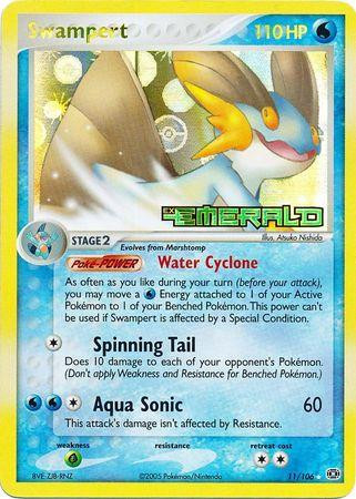 Swampert #11 — EX Emerald (Reverse Holo)