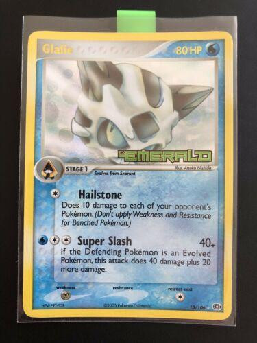 Glalie #13 — EX Emerald (Reverse Holo)