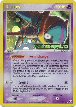 Deoxys #2 — EX Emerald (Reverse Holo)