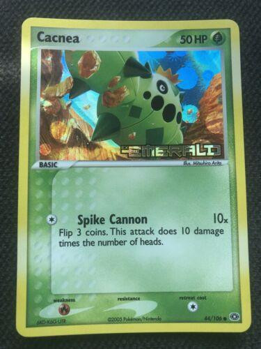 Cacnea #44 — EX Emerald (Reverse Holo)