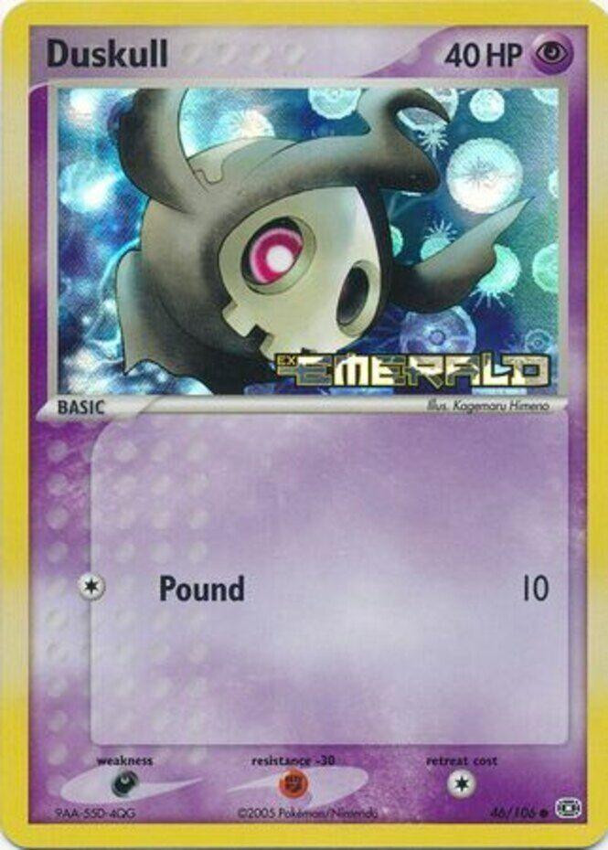 Duskull #46 — EX Emerald (Reverse Holo)