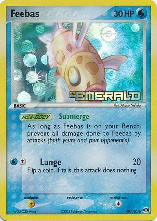 Feebas #49 — EX Emerald (Reverse Holo)