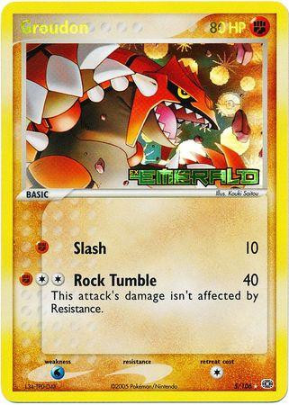 Groudon #5 — EX Emerald (Reverse Holo)