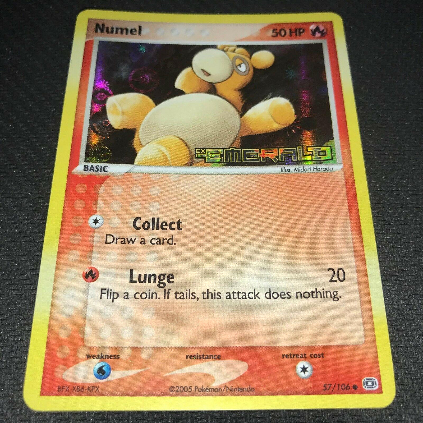 Numel #57 — EX Emerald (Reverse Holo)